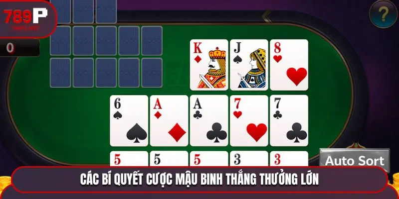 mau binh bi quyet Các bí quyết cược Mậu Binh thắng thưởng lớn